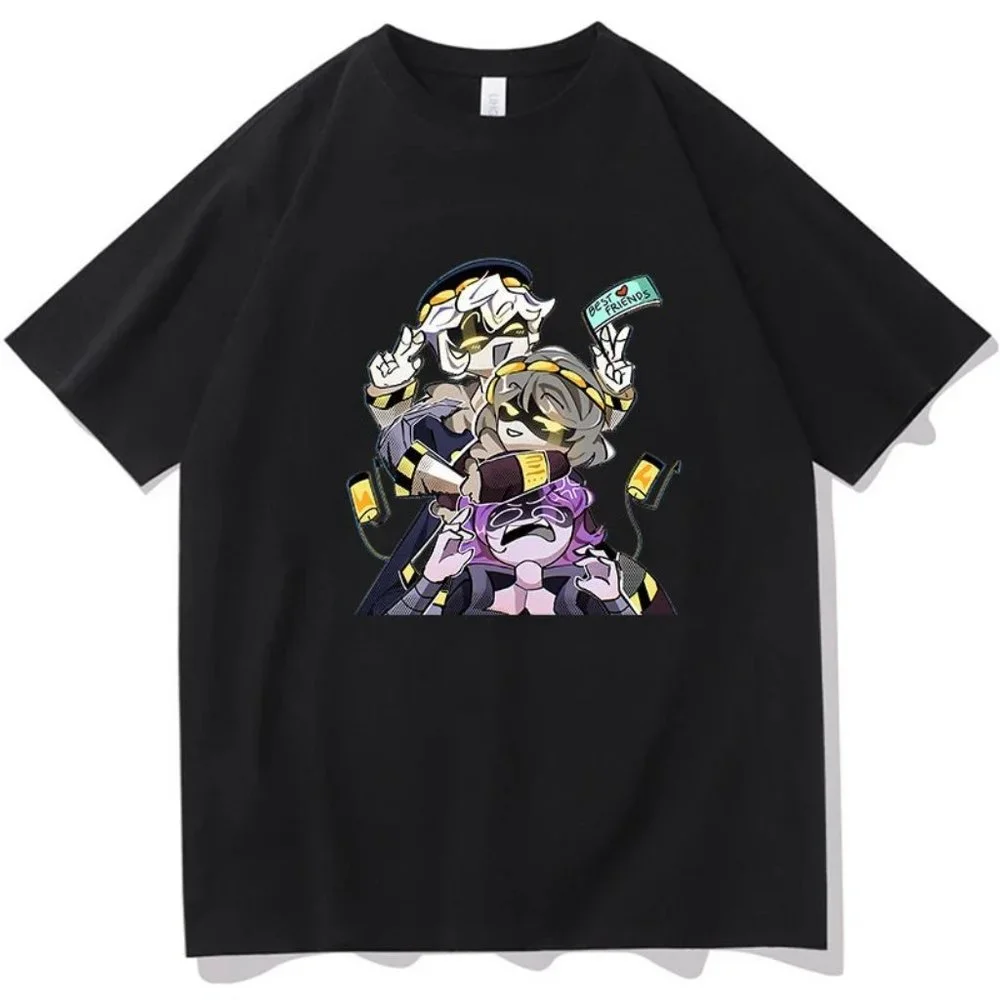 Unisex Pure Cotton MURDER DRONES T-Shirt , O-Neck Solid Color Tee shirts Tops - Picture 2 of 10